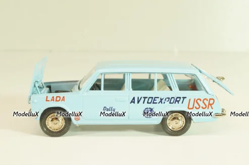 Ваз-2102 Жигули, Rally Sport, голубая, Август 1988г., Тантал/Радон 1:43