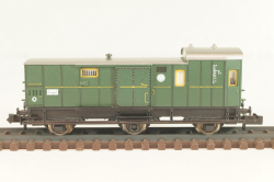 Вагон багажный, (number 055 878), 3-х осный, DRG, Epoche II (1920 - 1950) с освещением, зеленый, 8095, Fleischmann 1:160 (N)