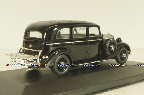 Mercedes-Benz 260 D Pullman (W138) limousine 1938, black, Mercedes-Benz-Offizielle Modell-Sammlung #19, Altaya 1:43