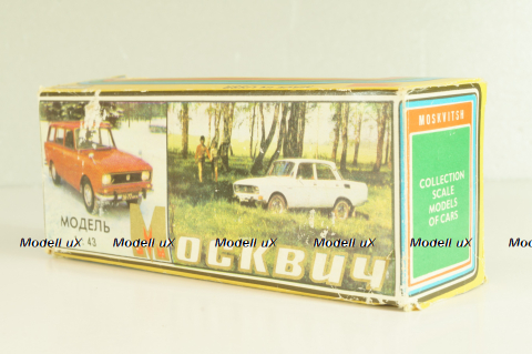 Москвич-427, 70 лет революции, голубой, февраль 1987г., Тантал/Радон 1:43