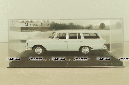 Mercedes-Benz 230 S Universal (W110) 1967, grey, MBOMS012, Altaya, Mercedes-Benz Offizielle Modell Sammlung #12, 1:43