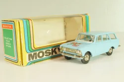 Москвич-427, 70 лет революции, голубой, февраль 1987г., Тантал/Радон 1:43