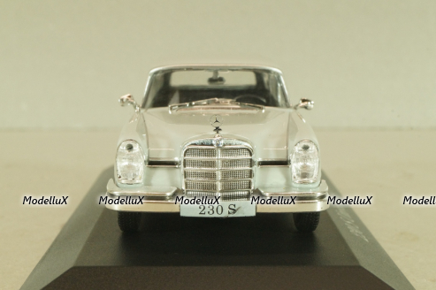 Mercedes-Benz 230 S Universal (W110) 1967, grey, MBOMS012, Altaya, Mercedes-Benz Offizielle Modell Sammlung #12, 1:43