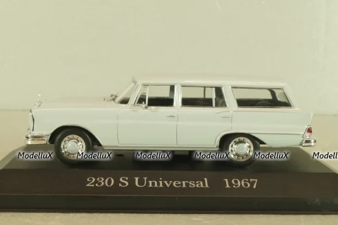 Mercedes-Benz 230 S Universal (W110) 1967, grey, MBOMS012, Altaya, Mercedes-Benz Offizielle Modell Sammlung #12, 1:43