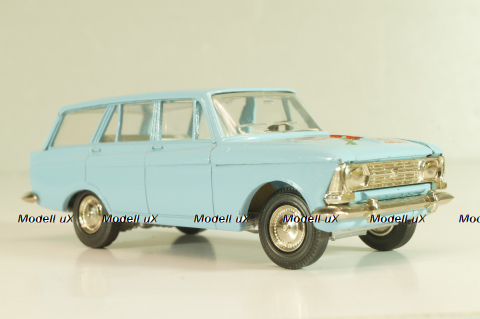 Москвич-427, 70 лет революции, голубой, февраль 1987г., Тантал/Радон 1:43