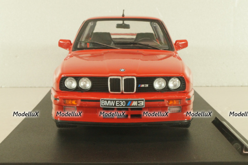 BMW M3 (E30) 1986, red, 1801502, Solido 1:18 (Без картонной коробки)