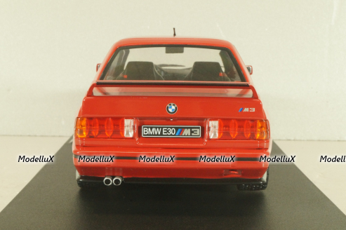 BMW M3 (E30) 1986, red, 1801502, Solido 1:18 (Без картонной коробки)