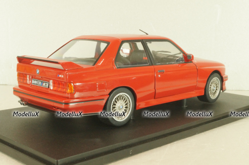 BMW M3 (E30) 1986, red, 1801502, Solido 1:18 (Без картонной коробки)