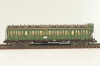 Вагон пассажирский, (number 41 800), 4-х осный, DRG, Epoche II (1920 - 1950) с освещением, зеленый, 8086, Fleischmann 1:160 (N)