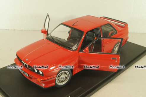 BMW M3 (E30) 1986, red, 1801502, Solido 1:18 (Без картонной коробки)