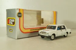 Ваз-2107, белый, Юбилейный 850 лет, Агат 1:43