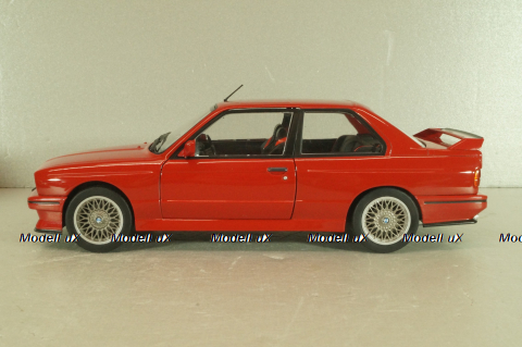 BMW E30 1986, red, 1801502, Solido 1:18