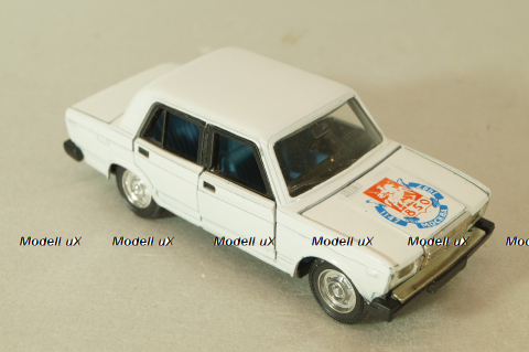 Ваз-2107, белый, Юбилейный 850 лет, Агат 1:43