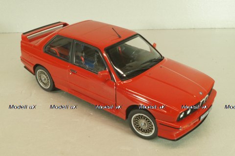 BMW E30 1986, red, 1801502, Solido 1:18