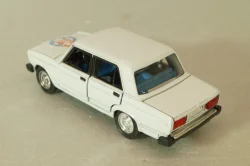 Ваз-2107, белый, Юбилейный 850 лет, Агат 1:43