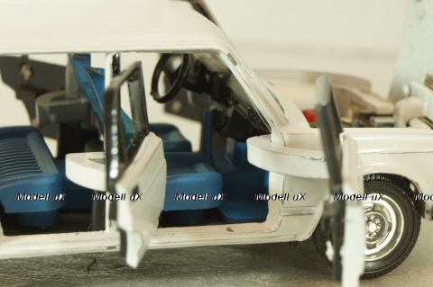 Ваз-2107, белый, Юбилейный 850 лет, Агат 1:43