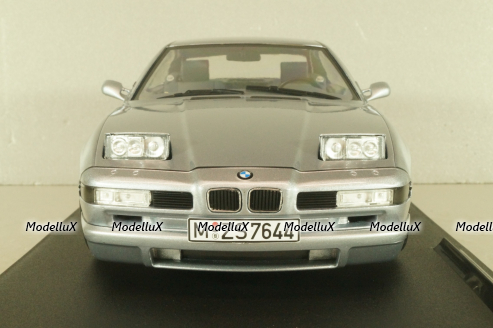 BMW 850, (E31) CSI, 1992 arctic silver metallic, 1807004,Solido 1:18