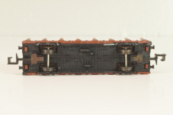 Вагон платформа, с грузом "трубы" (number 415 485), 2-х осный, DB, Epoche III (1949 - 1970), коричневый, 2303, Roco 1:160 (N)