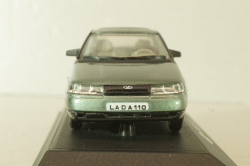 Ваз-2110 Lada, зеленый металлик, Тантал/Радон 1:43