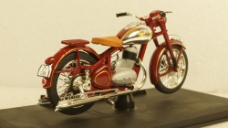 Jawa 250 Perak, dark red, ABR118M-006, Abrex 1:18