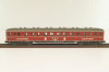 Вагон спальный (number 50 80 06-56 070-1), 4-х осный, DSG, Epoche IV (1970–1985) с освещением, красный, 02269A , Roco 1:160 (N)