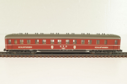 Вагон спальный (number 50 80 06-56 070-1), 4-х осный, DSG, Epoche IV (1970–1985) с освещением, красный, 02269A , Roco 1:160 (N)