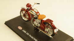 Jawa 250 Perak, dark red, ABR118M-006, Abrex 1:18