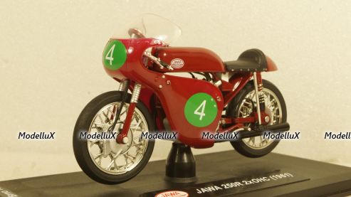 Jawa 350 2xOHC, No.4, GP Brünn G.Havel, Abrex 1:18