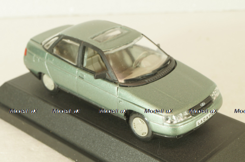 Ваз-2110 Lada, зеленый металлик, Тантал/Радон 1:43