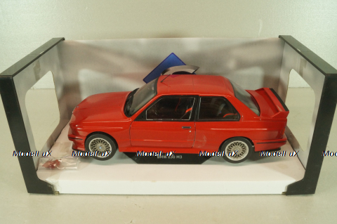 BMW E30 1986, red, 1801502, Solido 1:18