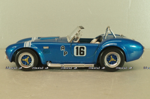 Shelby Cobra 427 S/C #16 1964, blue, Majorette 1:18