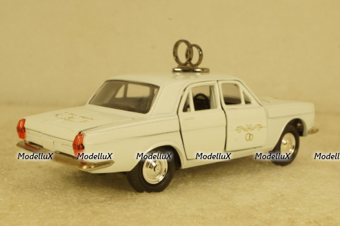 Газ-24 Волга, С Днем Свадьбы, октябрь 2003, Агат 1:43