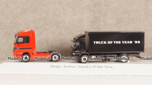 Mercedes Atego and Actros truck of the year Set, B66000322, Herpa 1:87