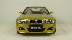 BMW M3 (E46) year 2000 phoenix yellow, S1806501, Solido 1:18