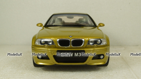 BMW M3 (E46) year 2000 phoenix yellow, S1806501, Solido 1:18