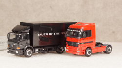 Mercedes Atego and Actros truck of the year Set, B66000322, Herpa 1:87
