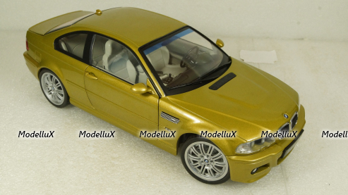 BMW M3 (E46) year 2000 phoenix yellow, S1806501, Solido 1:18