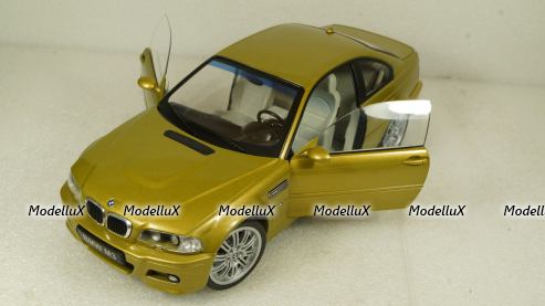 BMW M3 (E46) year 2000 phoenix yellow, S1806501, Solido 1:18