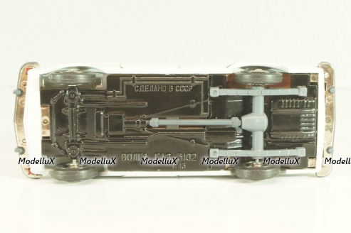 Газ-3102 Волга, белая, з-д. Газ 1:43