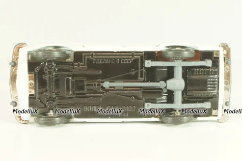 Газ-3102 Волга, белая, з-д. Газ 1:43