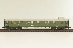Вагон почтовый (number 100030), 4-х осный, DR, Epoche II (1920 - 1950) с освещением, зеленый, 51317200, Trix 1:160 (N) 