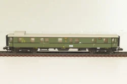 Вагон почтовый (number 100030), 4-х осный, DR, Epoche II (1920 - 1950) с освещением, зеленый, 51317200, Trix 1:160 (N) 