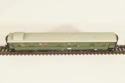 Вагон почтовый (number 100030), 4-х осный, DR, Epoche II (1920 - 1950) с освещением, зеленый, 51317200, Trix 1:160 (N) 