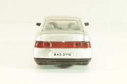 Ваз-2110, серебристый, Тантал/Радон 1:43