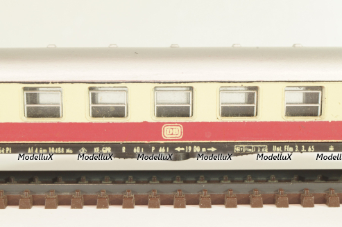 Вагон пассажирский, 1-класс (number), 4-х осный, DB, Epoche IV (1970–1985), бежевый/темно-красный, 2931, Lima 1:160 (N) 