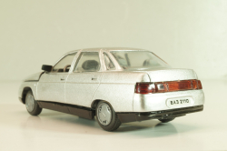 Ваз-2110, серебристый, Тантал/Радон 1:43