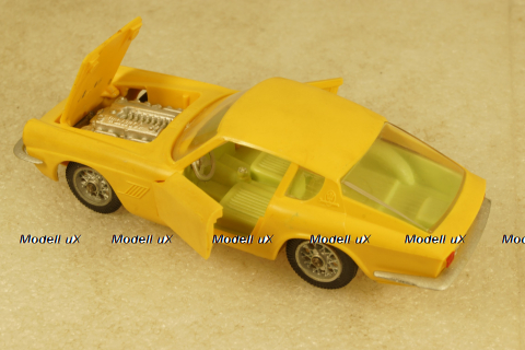 Maserati Mistral Coupe, желтая, Ремейк 1:43