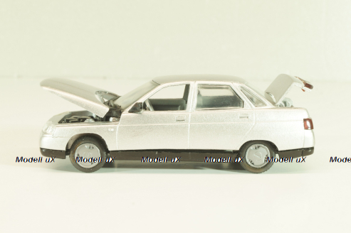 Ваз-2110, серебристый, Тантал/Радон 1:43