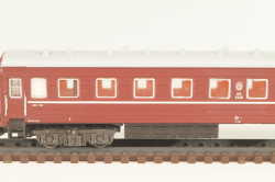 Вагон пассажирский (number), 4-х осный, СЖД, Epoche IV (1970–1985) с освещением, темно-красный, 5/4145, Piko 1:160 (N)