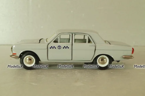 Газ-24 Волга, такси, серая, август 91г., Тантал/Радон 1:43